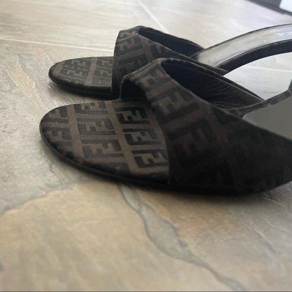 Fendi Zucca Kitten Heels - Picture 11 of 16